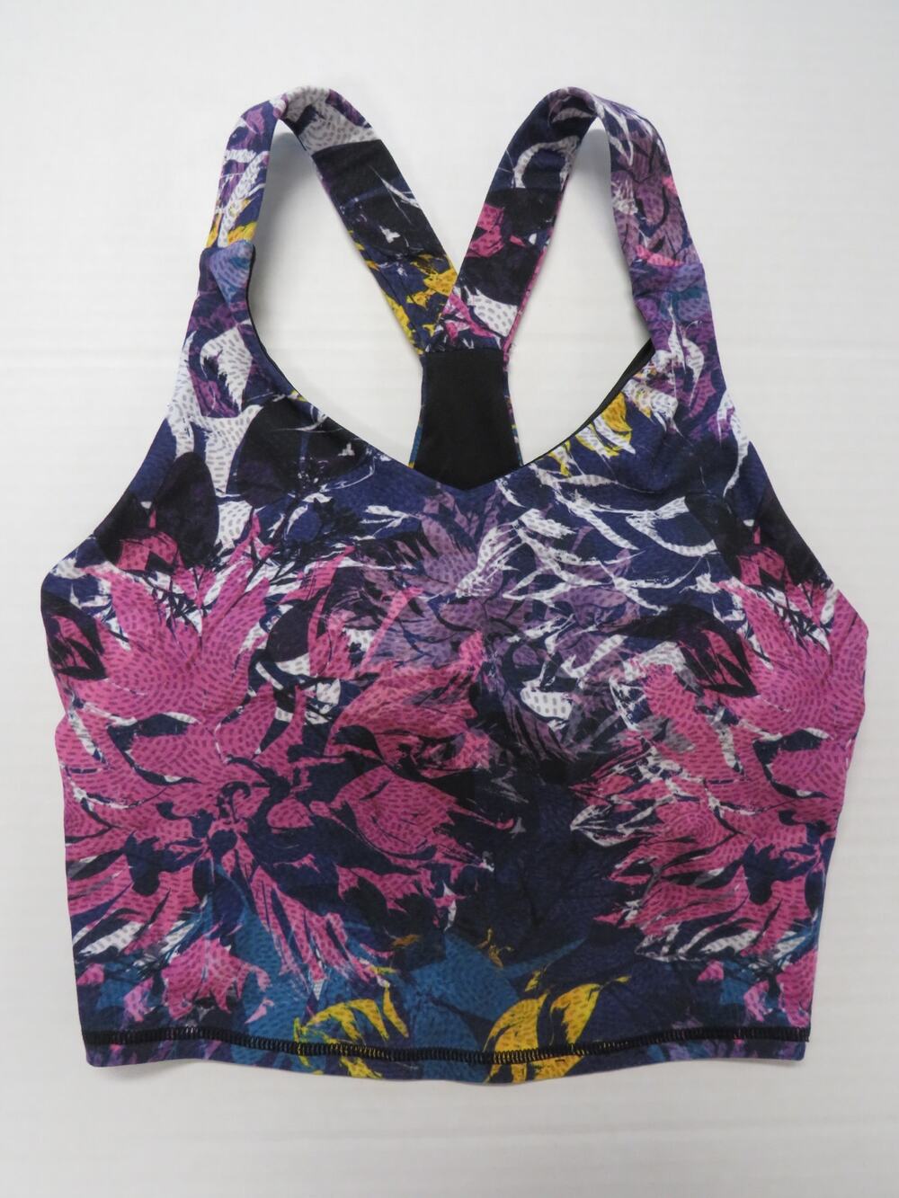 Kyodan Women's XS Multicolor Sports Bra Padding Racerback Activewear Dance Yoga